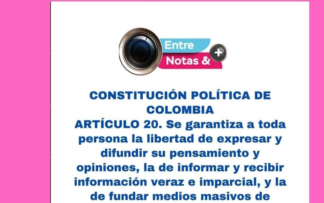 ARTÍCULO 20 CONSTITUCIÓN POLÍTICA DE COLOMBIA