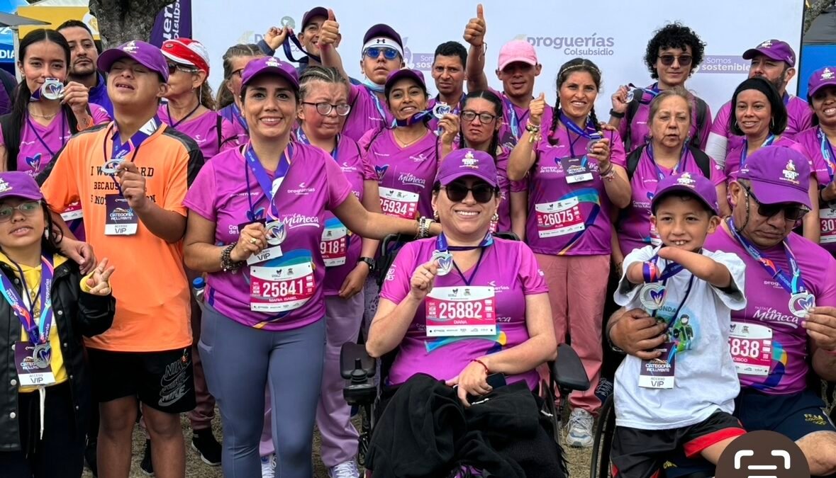 GRAN DEBUT DEL EQUIPO INCLUYENTE DROGUERÍAS COLSUBSIDIO EN LA CARRERA DE LA MUJER VERSIÓN 2024