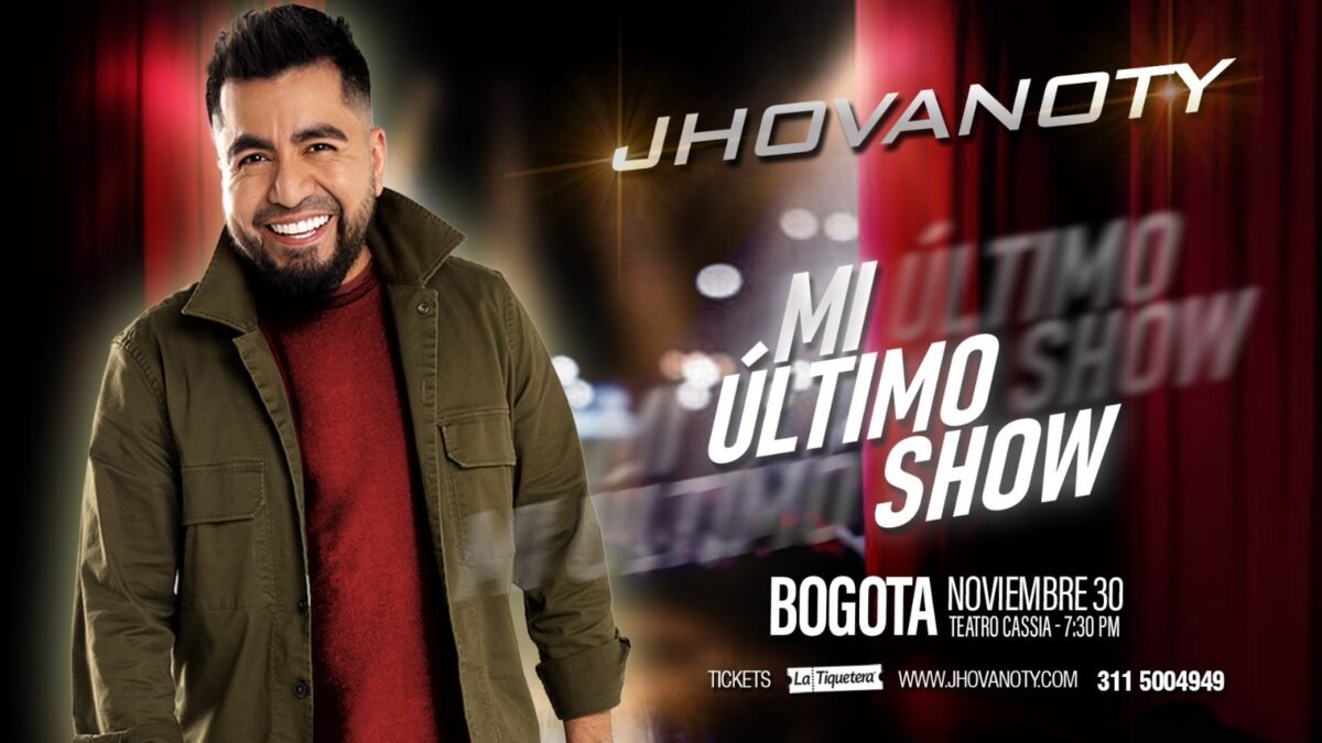 JHOVANOTY PRESENTA «SU ÚLTIMO SHOW» EN EL TEATRO  CASSIA