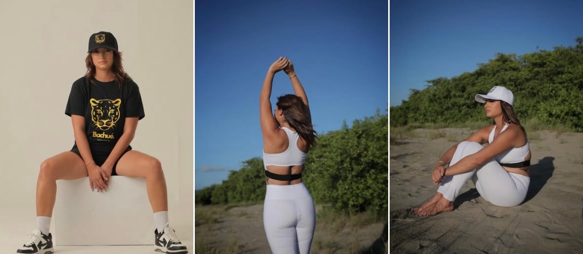 BACHUÉ  SPORTSWEAR,  ROPA DEPORTIVA  SOSTENIBLE INSPIRADA POR ANDREA PETRO