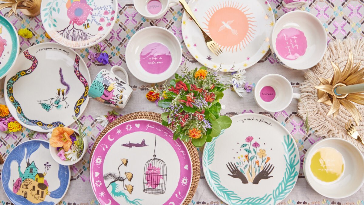 LA HISTORIA ESTÁ SERVIDA: LA NUEVA COLECCIÓN DE VAJILLAS CORONA Y MARLENE MONTANER