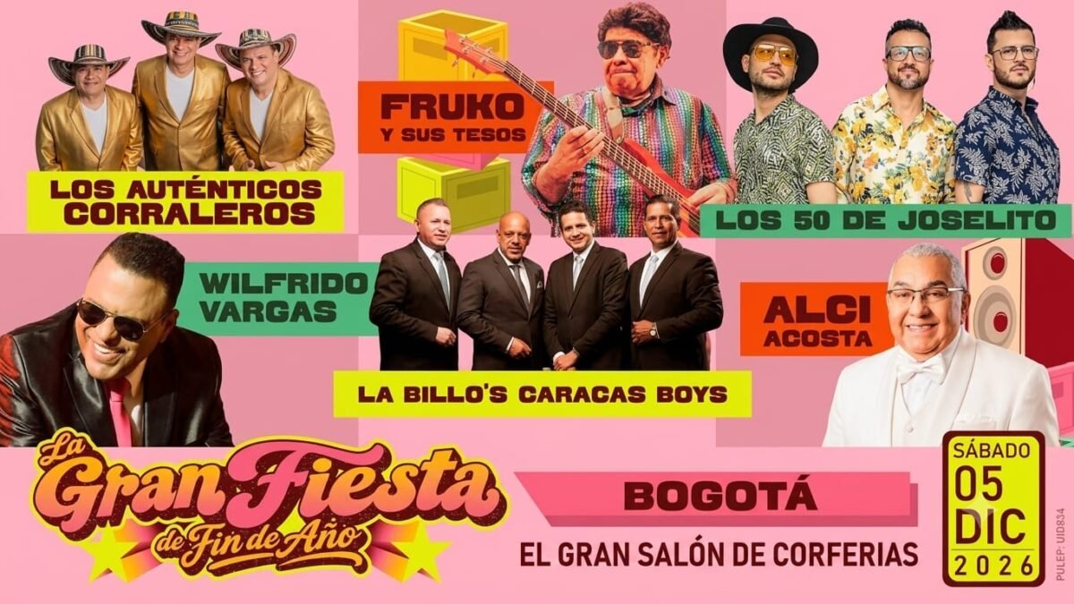 ¡LA GRAN FIESTA DE FIN DE AÑO! SERÁ  EL 5 DE DICIEMBRE EN EL GRAN SALÓN DE CORFERIAS